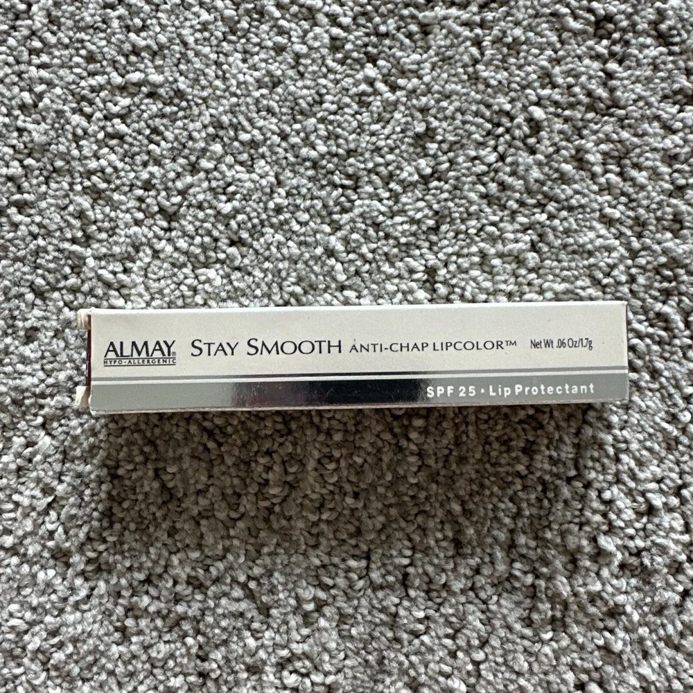 Almay Stay Smooth Anti-Chap Lipcolor Lipstick‎ SPF 25 RICH NEW.